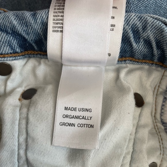 AGOLDE Nico Skinny Straight High Rise Ankle Crop Denim Blue Jean Women's Size 29 - Picture 11 of 11